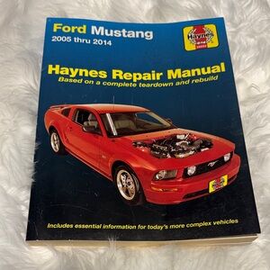 Haynes Repair Manual - Ford Mustang 2005-2014 - Red Cover